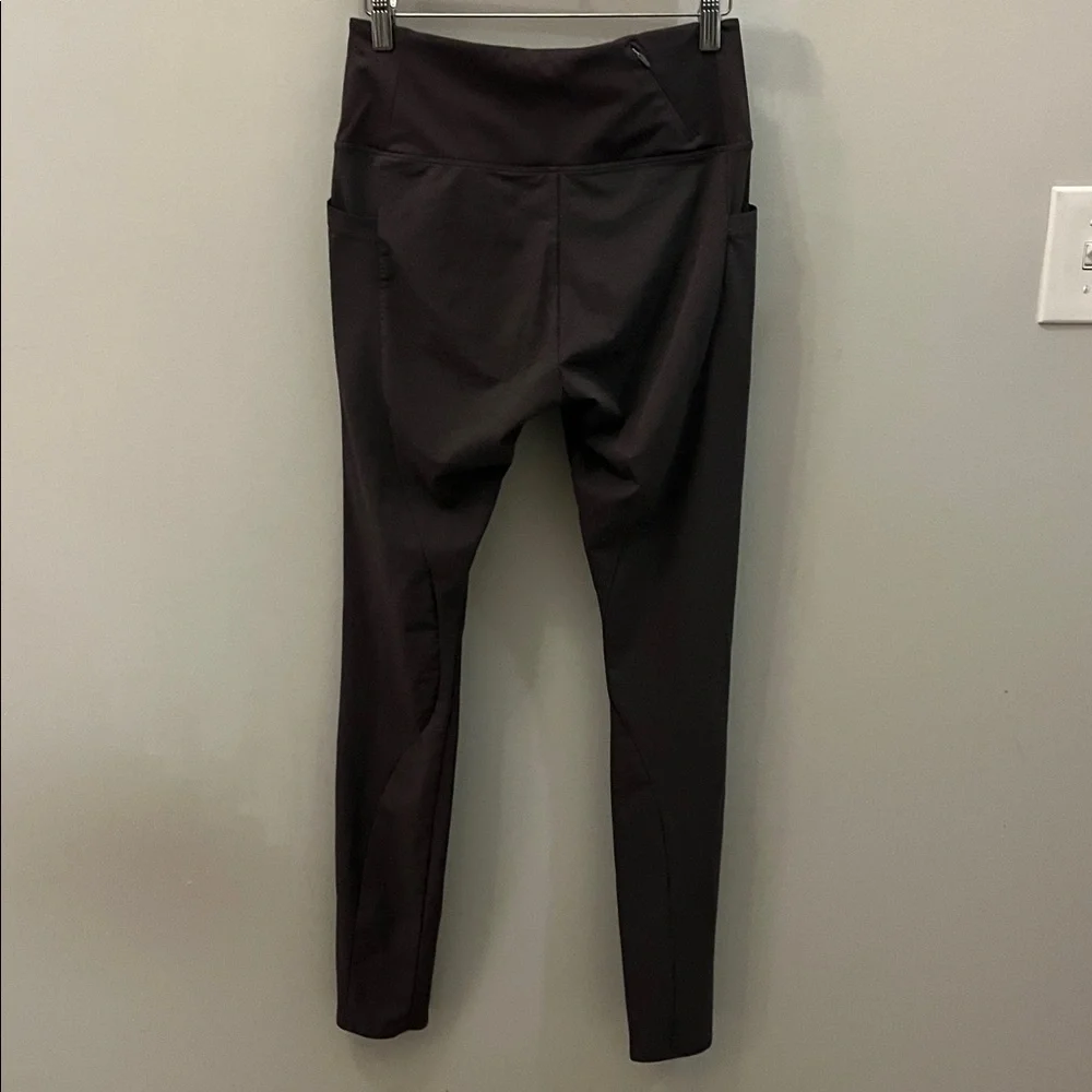 Athleta Quest Hybrid Leggings Size 6T Tall Color Shale Side Stash Pockets TALL
